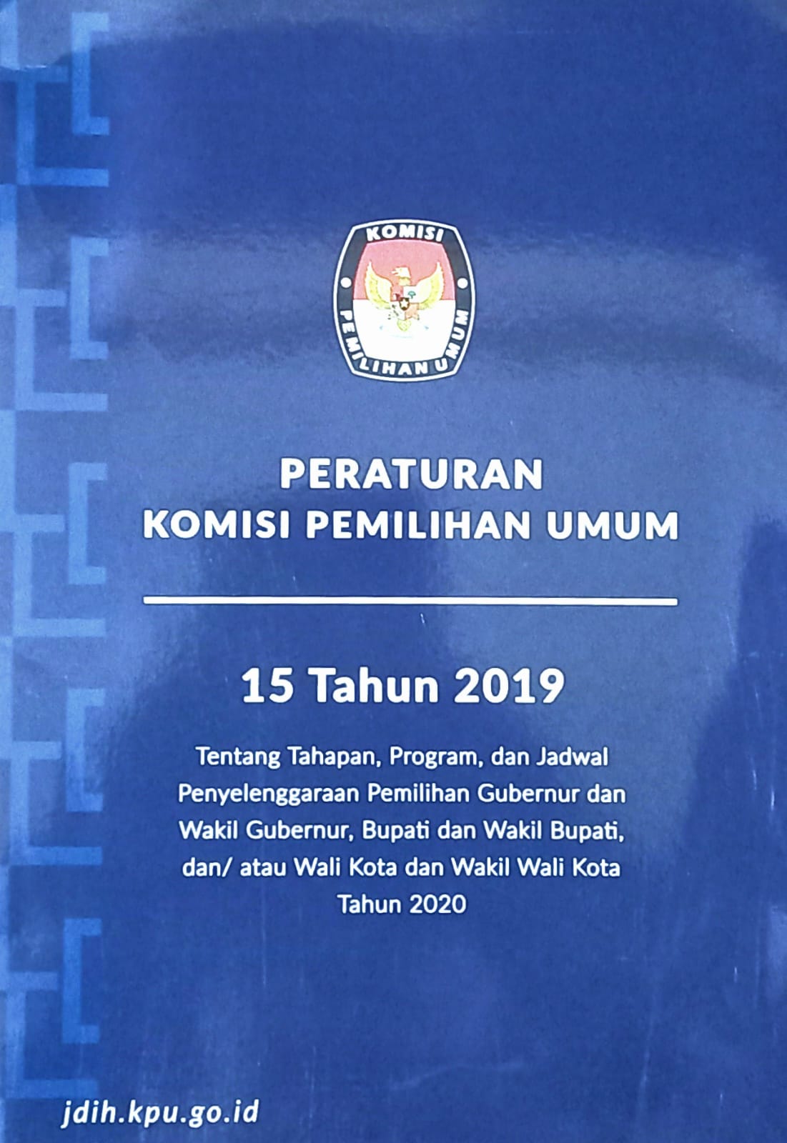 PERATURAN KOMISI PEMILIHAN UMUM REPUBLIK INDONESIA NOMOR 3 TAHUN 2019